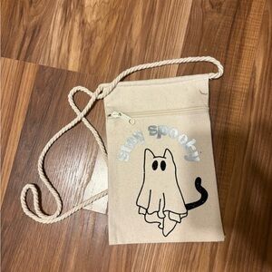 Stay Spooky Canvas Crossbody Bag